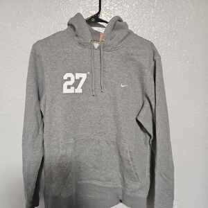 Nike Gray Hoodie with White Accents